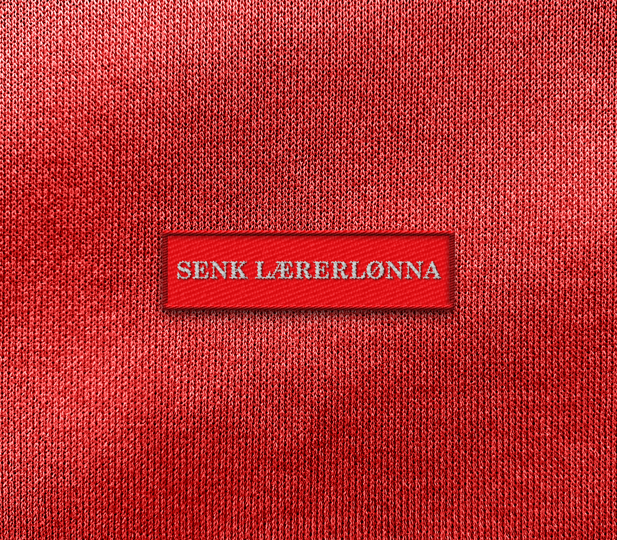 Senk lærerlønna patch
